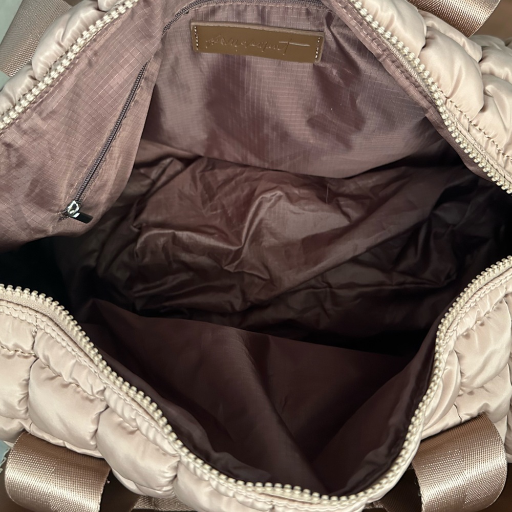 Free People Movement Quilted Duffle Bag in Tan - Picture 9 of 11